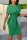 Green Fashion Sexy Short Sleeve Dress