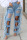 Light Color Street Solid Tassel Ripped Hollowed Out Split Joint High Waist Loose Denim Jeans