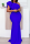 Royal Blue Sweet Solid Flounce One Shoulder Trumpet Mermaid Dresses