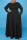 Black Fashion Casual Solid Patchwork O Neck Plus Size Two Pieces