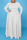 White Fashion Casual Solid Patchwork O Neck Plus Size Two Pieces