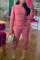 Black Fashion Casual Solid Basic O Neck Long Sleeve Two Pieces