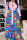 Pink Fashion Sexy Print Patchwork Turndown Collar A Line Dresses