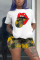 YellowCamouflage Fashion Printed T-shirt Shorts Casual Set