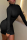 Black Sexy Solid Backless Half A Turtleneck Pencil Skirt Dresses