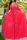 Red Fashion Casual Solid Bandage V Neck Long Sleeve Dresses
