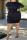 Black Casual Solid Ripped Split Joint Turtleneck One Step Skirt Plus Size Dresses