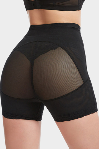 Black Fashion Sexy Solid Patchwork Bustiers