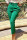 Green Fashion Casual High Waist Trousers