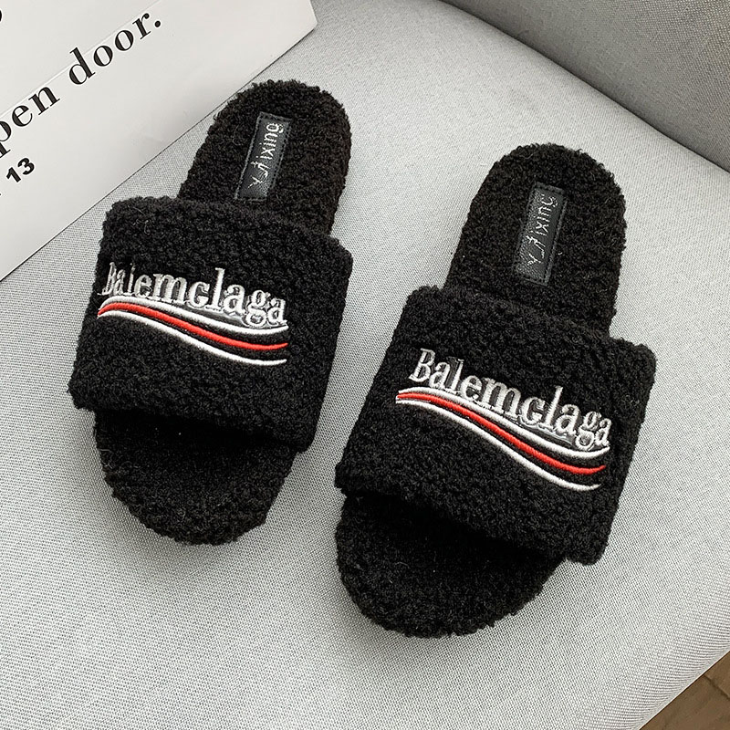 

Black Fashion Casual Split Joint Letter Opend Comfortable Shoes