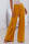 Yellow Casual Solid Split Joint Fold Straight Wide Leg Solid Color Bottoms