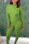 Fluorescent Green Casual Solid Patchwork O Neck Long Sleeve Two Pieces