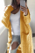 Yellow Fashion Casual Loose Solid Rib Sweater