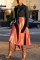 Black O Neck Long Sleeve Solid bow-knot washing