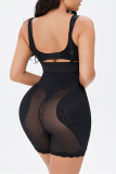 Black Fashion Sexy Patchwork See-through Bustiers