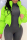 Fluorescent Green Fashion Casual Solid Cardigan Mandarin Collar Outerwear