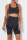 Black Fashion Casual Solid Vests Sports Skinny Two-piece Set