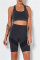 Grey Fashion Casual Solid Vests Sports Skinny Two-piece Set