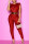 Red Fashion Sexy Solid Without Belt O Neck Regular Jumpsuits