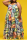 Colour Sexy Print Split Joint Spaghetti Strap Cake Skirt Plus Size Dresses