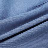 Light Blue Sexy Casual Solid Bandage Backless Turndown Collar Long Sleeve Regular Denim Jacket