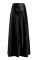 Black Sexy Solid Patchwork Slit Straight High Waist Type A Solid Color Bottoms