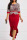 Red Casual Elegant Print Leopard Split Joint Asymmetrical O Neck Trumpet Mermaid Dresses