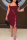 Burgundy Fashion Sexy Solid Bandage Backless Square Collar Sling Dress Dresses