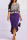 Purple Casual Elegant Print Leopard Split Joint Asymmetrical O Neck Trumpet Mermaid Dresses