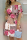 Rose Red Fashion Casual Print Bandage Off the Shoulder Short Sleeve Dress Dresses