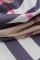 Khaki Fashion Casual Plaid Print With Belt Zipper Collar Long Sleeve Plus Size Dresses