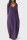 Purple Casual Solid Patchwork V Neck Straight Dresses