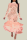 Pink Nightclub Sexy Cutout Lace Dress