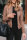 Khaki Fashion Casual Solid Basic Zipper Collar Plus Size Coats