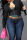 Black Casual Street Solid Tassel Patchwork Zipper Outerwear