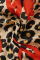 Black Fashion Sexy Printed Vest Shorts Set