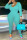 Turquoise Sexy Solid Split Joint U Neck Regular Jumpsuits