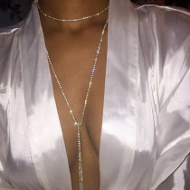 Silver Fashion Geometric Necklaces