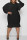 Black Fashion Casual Solid Patchwork O Neck Long Sleeve Plus Size Dresses