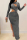 Silver Fashion Sexy Solid Hollowed Out O Neck Long Sleeve Dresses