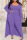 Purple Fashion Casual Solid Patchwork Square Collar Plus Size Three Pieces