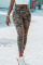 Camouflage Casual Street Print Camouflage Print Ripped Patchwork Regular High Waist Pencil Full Print Bottoms