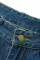 DarkBlueOrange Fashion Casual Stitching Ripped Jeans
