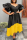 Black Fashion Casual Solid Patchwork V Neck Short Sleeve Dress