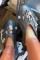 Black Fashion Casual Hollowed Out Patchwork Closed Sport Shoes
