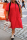 Red Fashion Casual Plus Size Solid Frenulum Oblique Collar Short Sleeve Dress