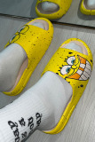 Yellow Fashion Casual Patchwork Opend Comfortable Shoes