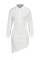 Purple Fashion Sexy Regular Sleeve Long Sleeve Turndown Collar Shirt Dress Mini Solid Dresses