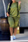 Black Casual Solid Patchwork Buttons Oblique Collar Long Sleeve Two Pieces