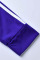 Purple Sexy Round Neck Striped Sheath Mid Calf Dress